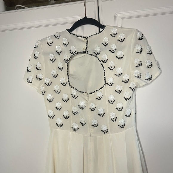 French Connection Beaded Fit and Flare Dress - Picture 7 of 12